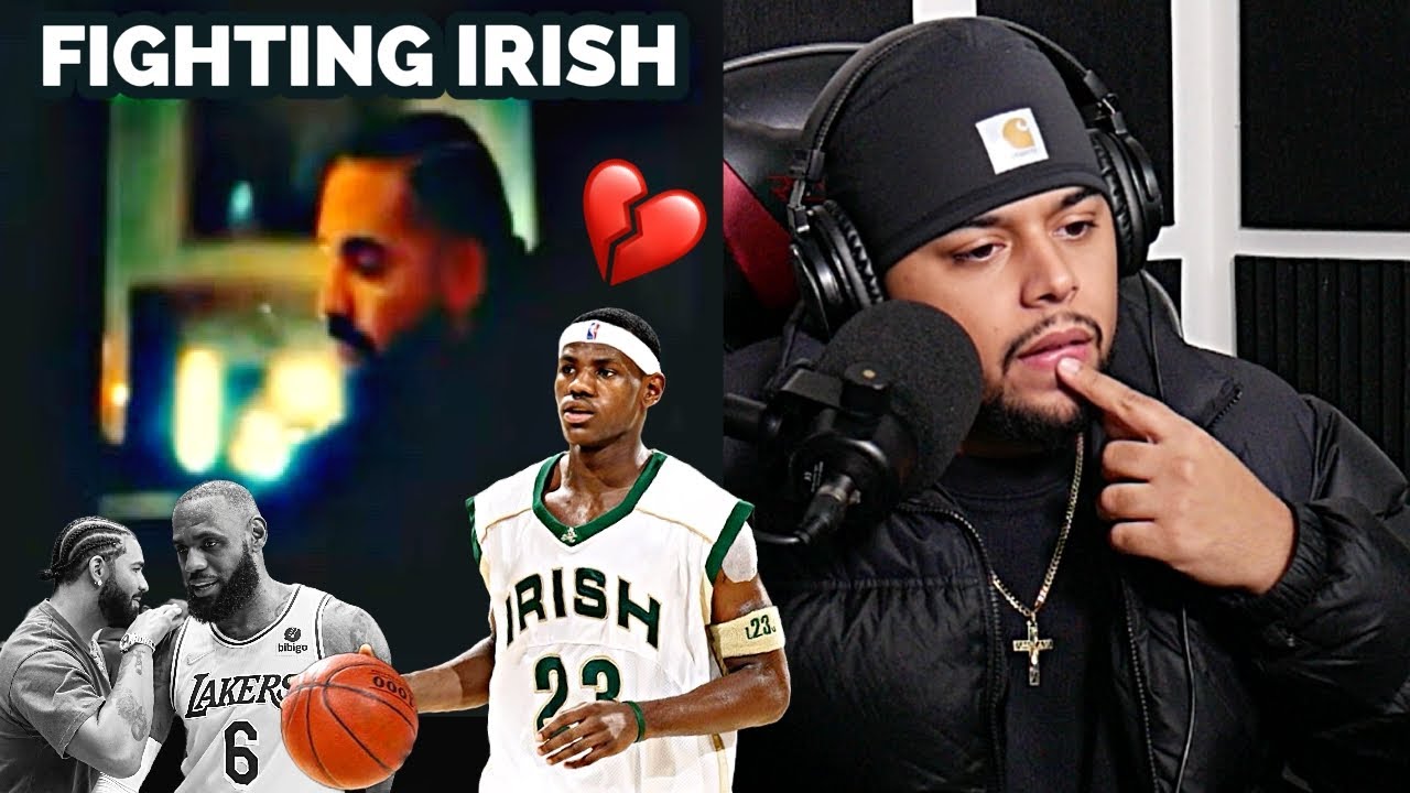 LeBron & Kendrick DISS? Drake - Fighting Irish Freestyle (Prod. Conductor Williams) REACTION
