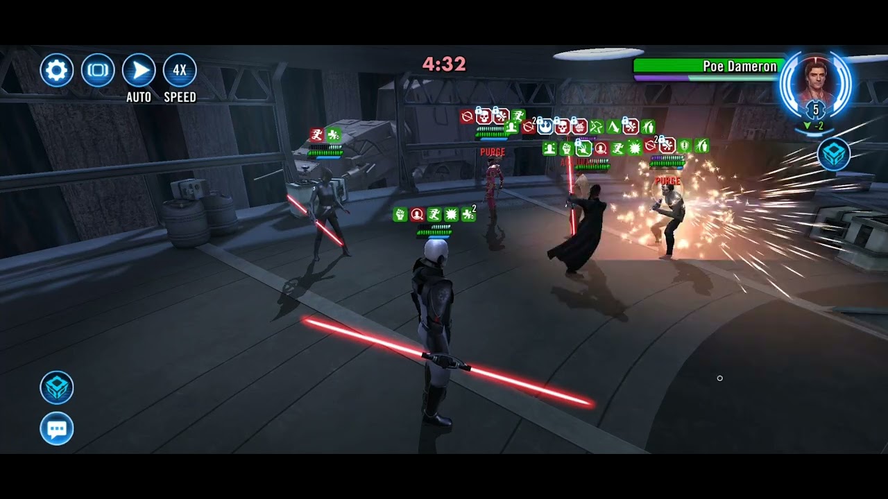 Reva vs Finn gac 3v3 swgoh
