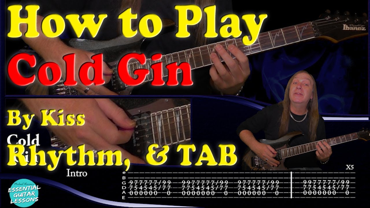How To Play Cold Gin On Guitar