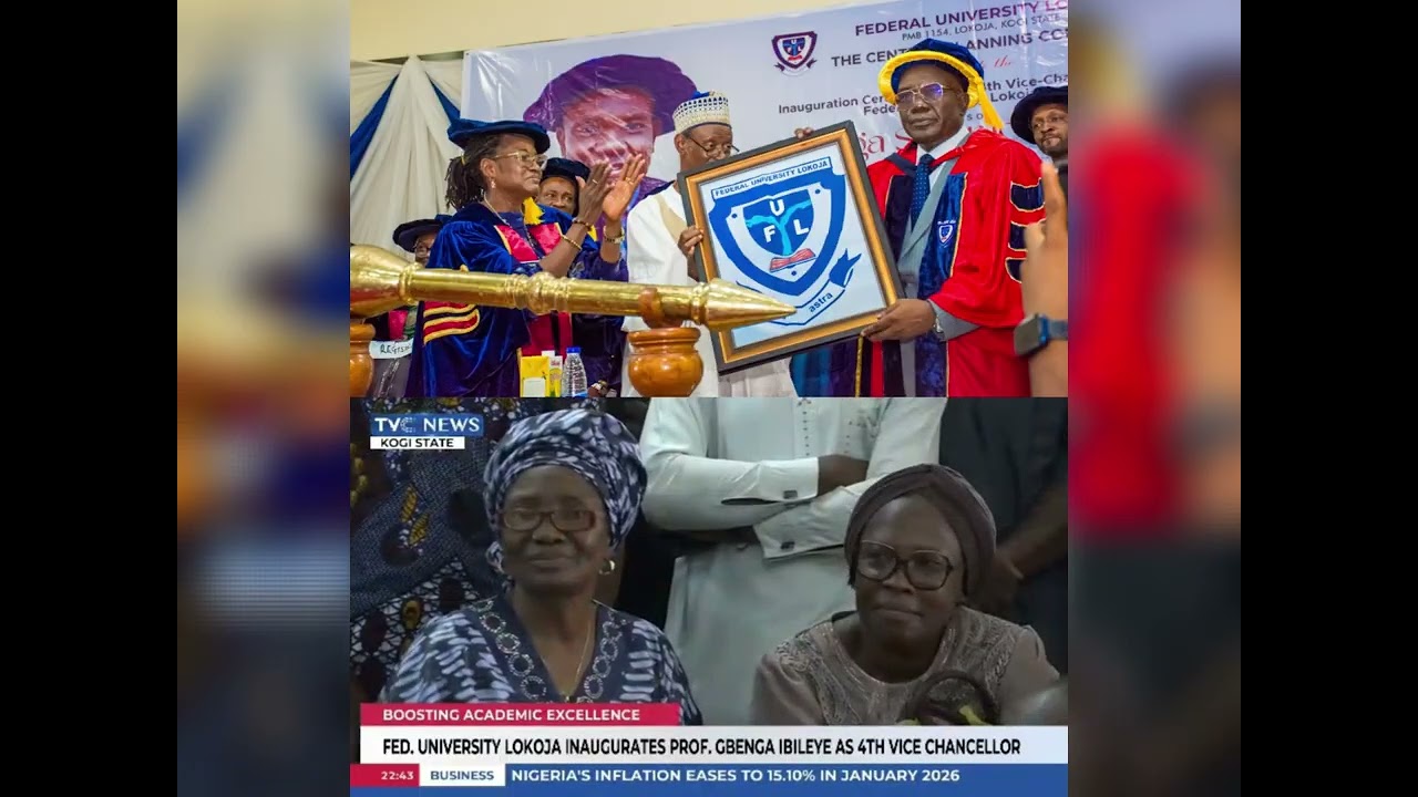 Inauguration of Prof. Gbenga Ibileye as the 4th Vice-Chancellor of FUL, as covered by TVC News