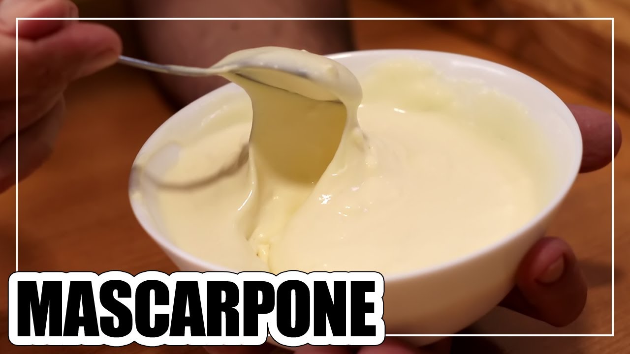 Queso MASCARPONE CASERO | Fácil y Más Barato