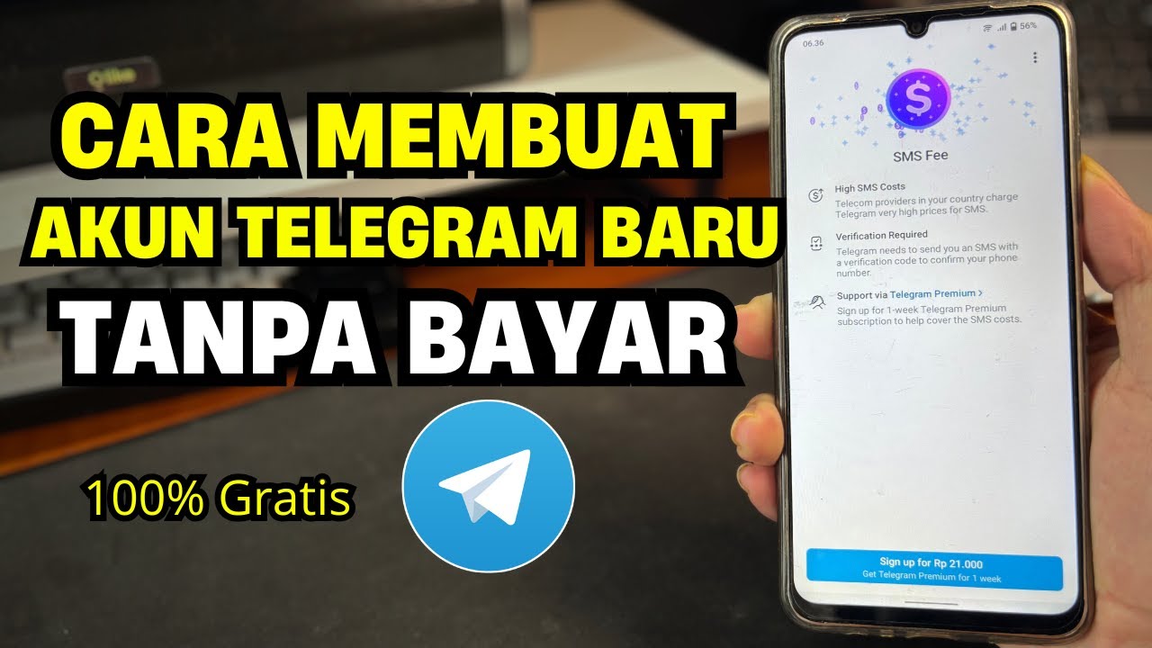 Cara Daftar Telegram Tanpa Bayar Premium | Telegram Gratis Tanpa Biaya