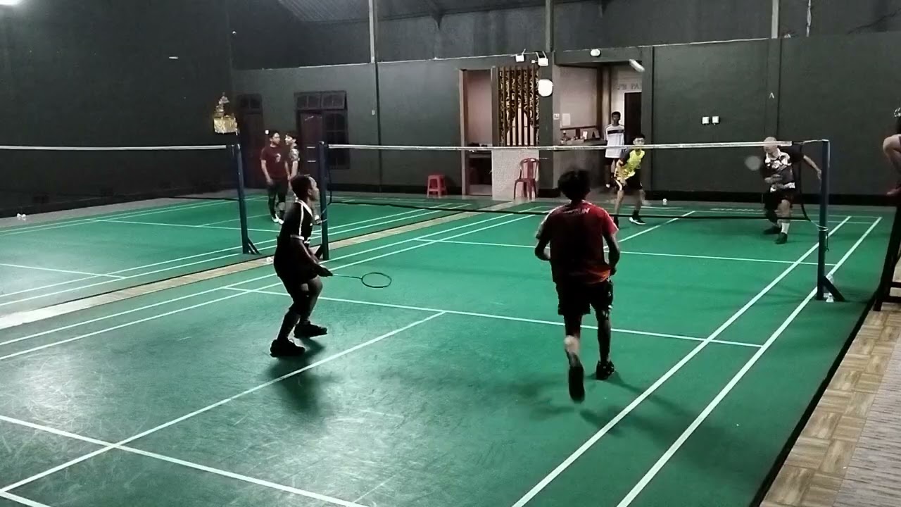 Laga Pocarion PB Sama Sama / Airasia Badminton Club Bali , Agas /  LK vs Abdul / Reza...