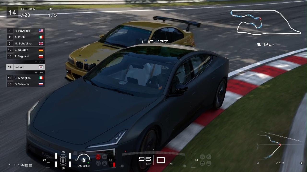 [PS VR2] 그란 투리스모 7_유러피언 클럽맨 컵 600_딥 포레스트 레이스웨이 역주행_Polestar 5 Performance '26
