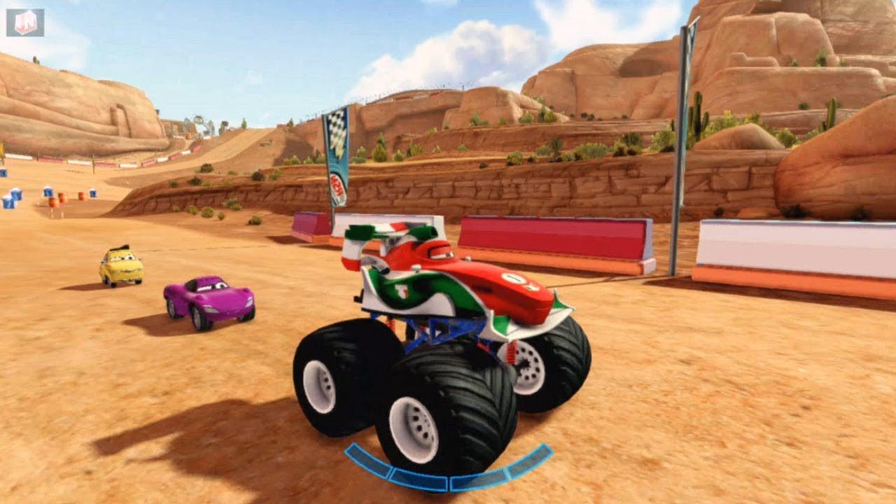 Disney Infinity Francesco's Monster Truck Battle Race Gameplay