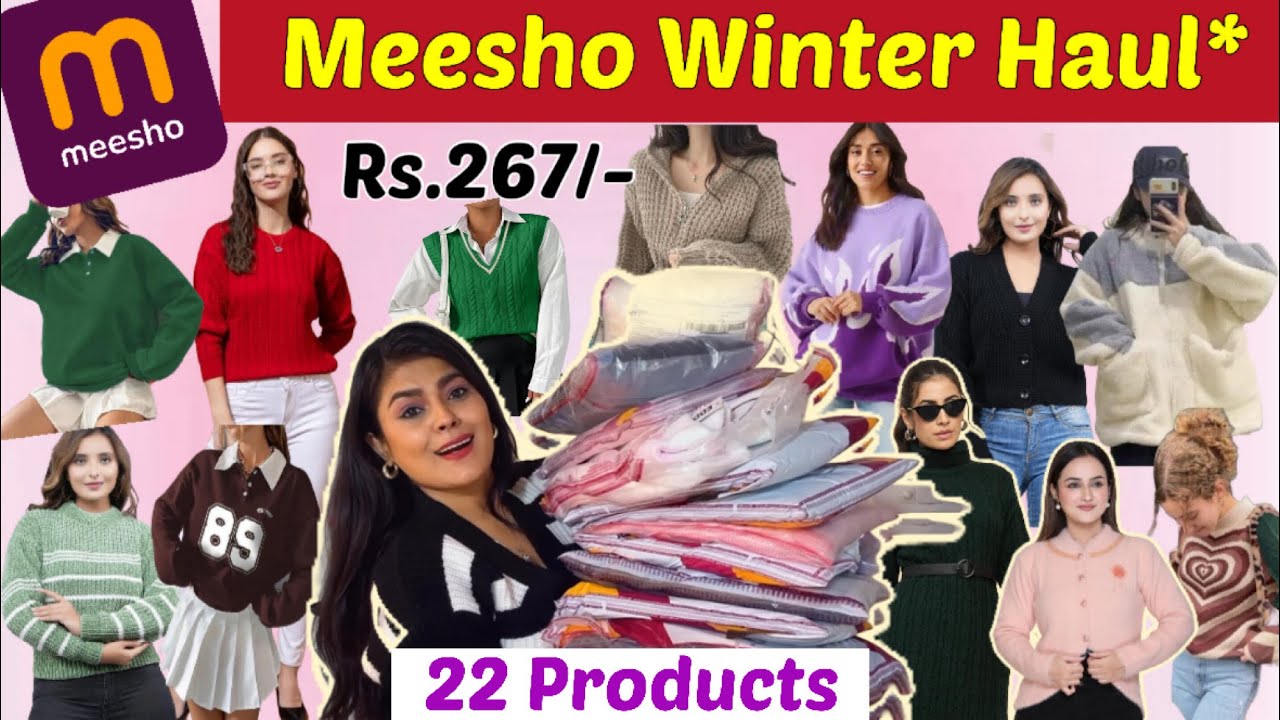 Meesho Winter ❄️⛄️ Wears 💕|| Sweaters, Cardigans, Pullovers, Shrugs and More ✨