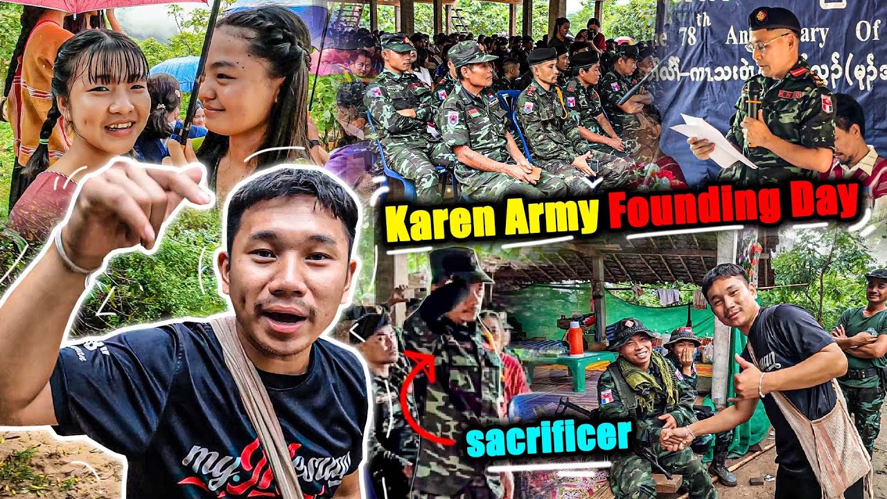 KNDO Karen Soldiers Founding Day Honoring the Sacrifices💪🎉🏞️