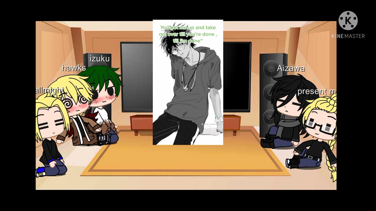 pro heros + deku react to hawdeku tiktoks (Hawks&times;deku)