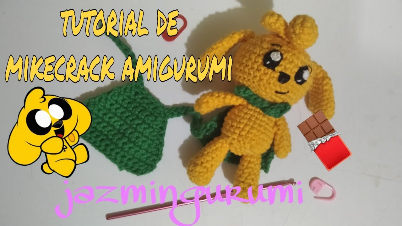 #amigurumi #tejido #mikecrack  cómo TEJER a MIKECRACK tutorial paso a paso
