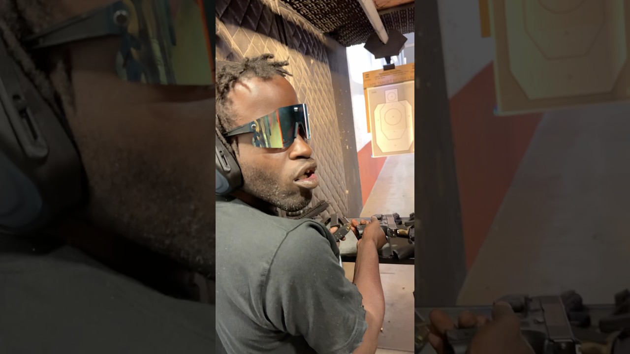 Самый уродливый рэпер из ныне живущих ронял магазин Glock дважды😭 #обязательносмотреть #glock