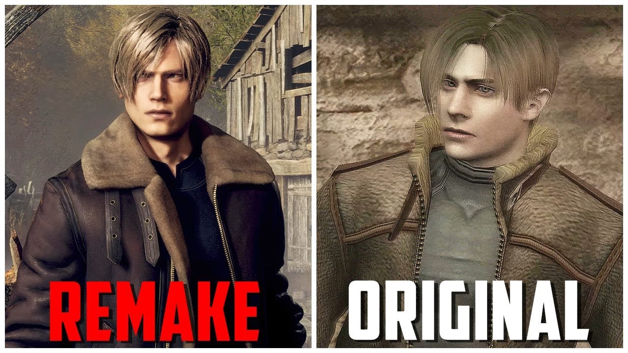 RESIDENT EVIL 4 - Remake Demo Vs Original - Todas as Cenas!!! (All Scenes)