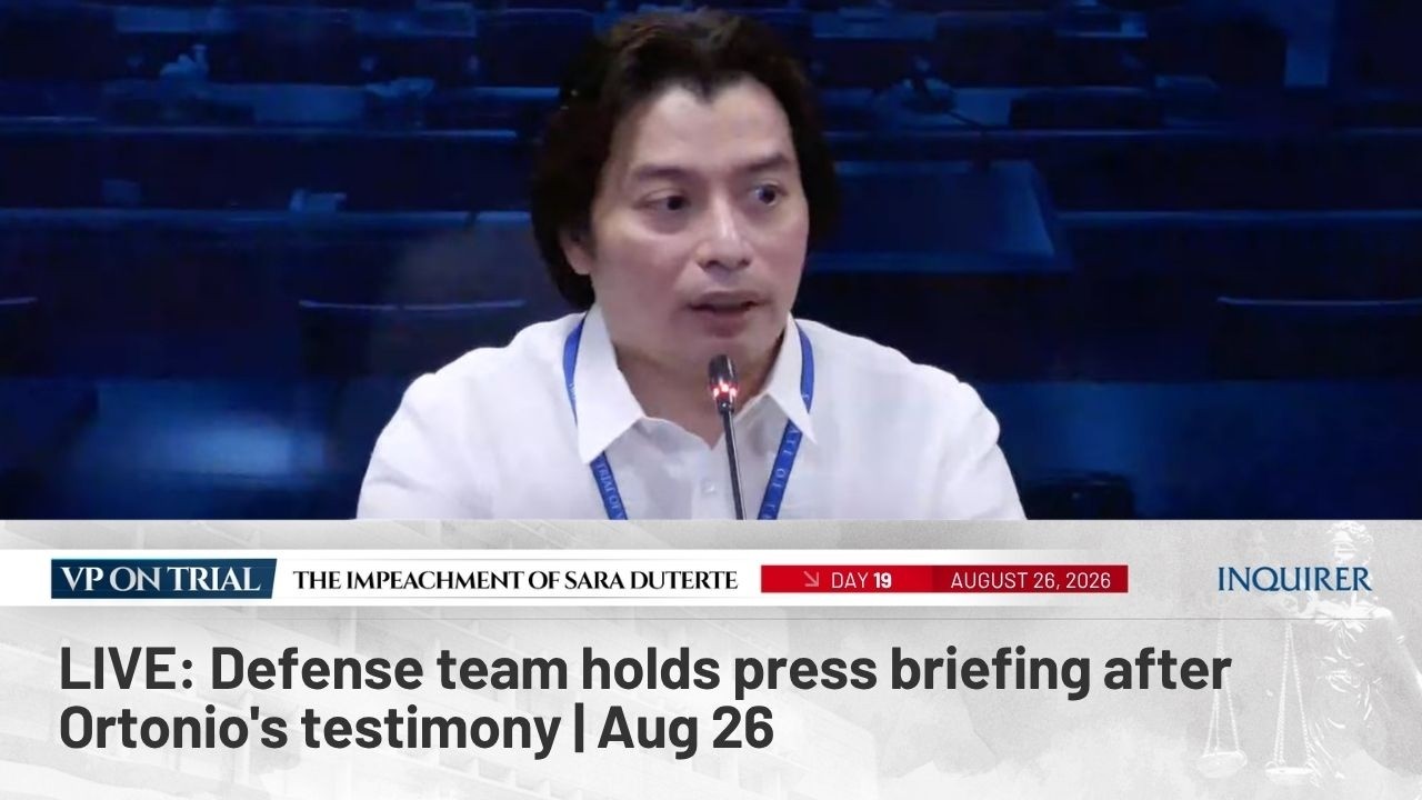 LIVE: Defense team holds press briefing after Ortonio's testimony | Aug 26