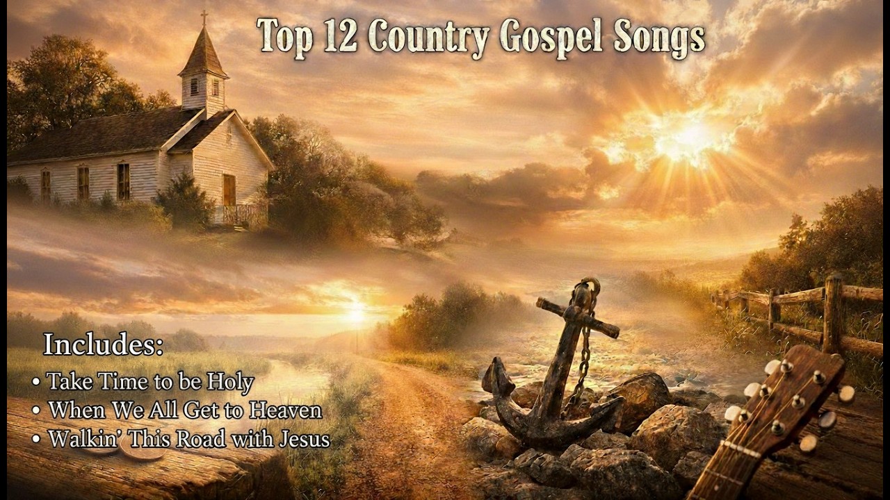 45 Minutes of Country Gospel | 12 Acoustic Worship Songs • Faith, Hope & Redemption