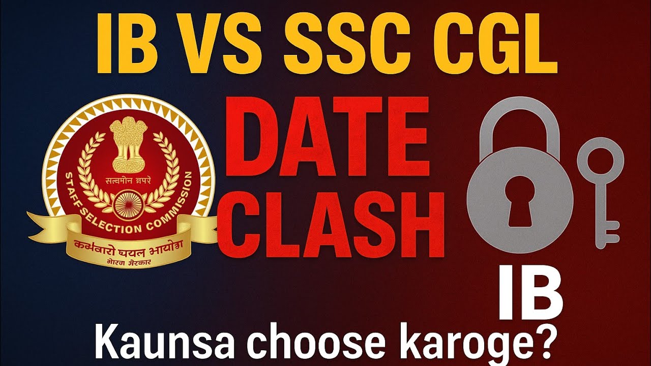 Даты экзаменов IB ACIO и SSC CGL не совпадают 😱 Что теперь делать? | Решение для студентов 