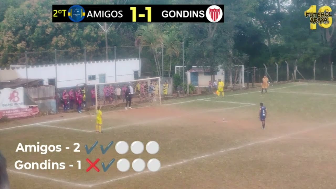 19.07.25 - Gols de Amigos 1 x 1 Gondins (e p&ecirc;naltis)