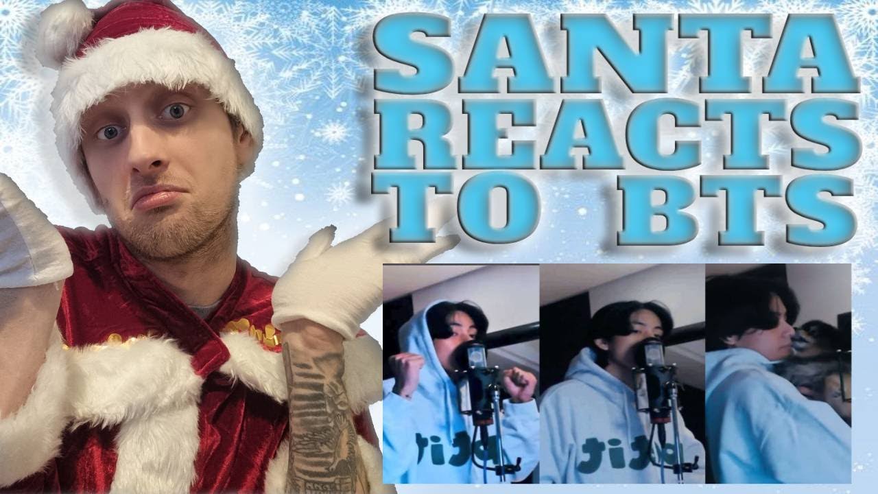 SANTA REACTS TO V OF BTS!!! It’s Beginning To Look A Lot Like Christmas by V of BTS ( UK Reaction)