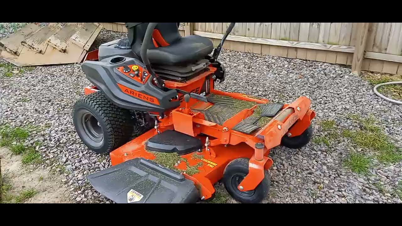 Ariens Edge Zero-turn.1 month..5 hours and 4 upgrades that you DEFINITELY NEED........ NOT TIRES !!