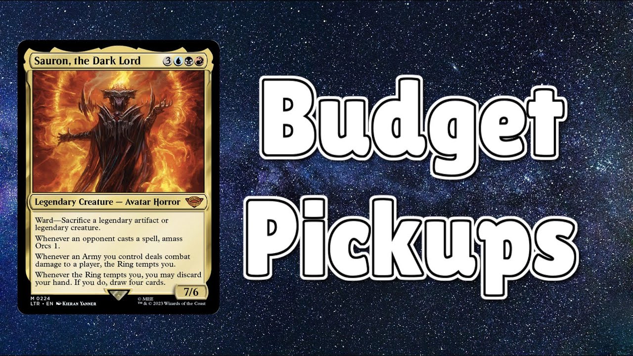 Sauron, The Dark Lord Budget Pickups