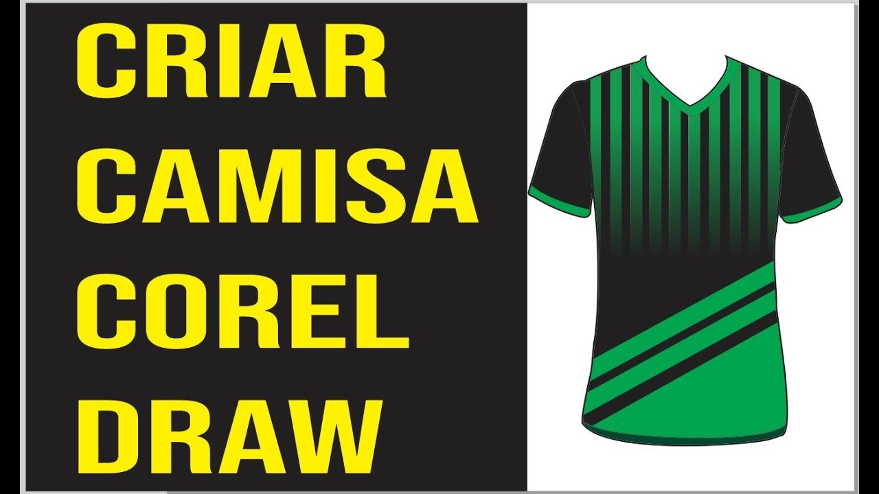 Criar Camisa de Time Corel Draw Tutorial