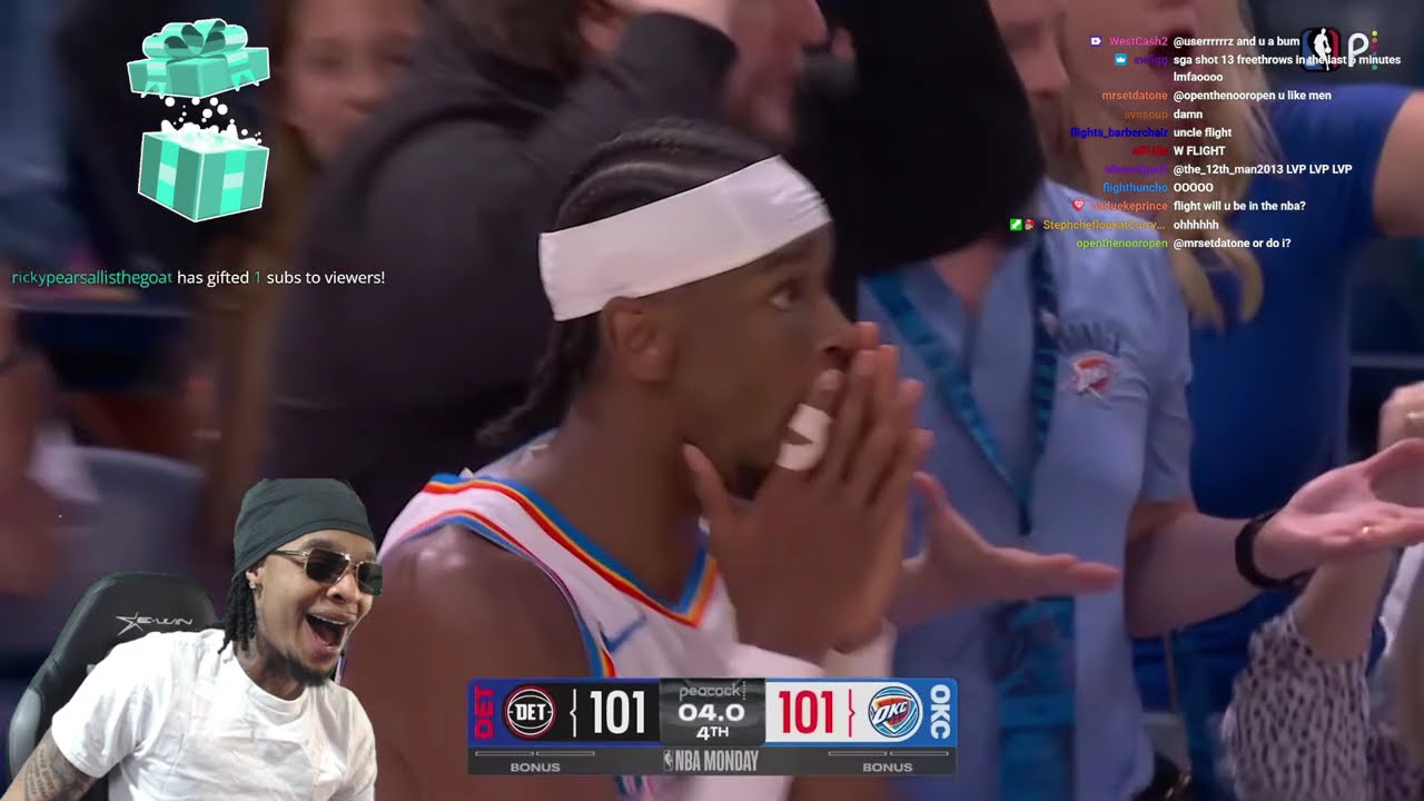 SGA 47! FlightReacts To PISTONS at THUNDER | FULL GAME HIGHLIGHTS | March 30, 2026!