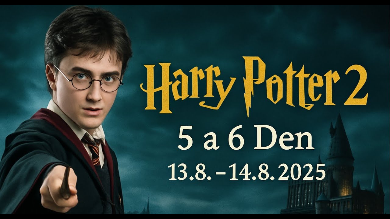 Harry Potter 2 5 a 6 Den (13 - 14.8.2025)