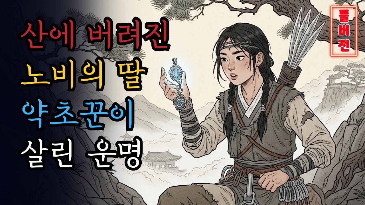 산에 버려진 노비의 딸, 약초꾼의 손에 목숨을 건지고 마침내 드러난 진짜 신분 #조선왕조 #야담 #설화 #전설 #감동적인 이야기 #버려진 노비의 딸 #숨겨진 신분 #