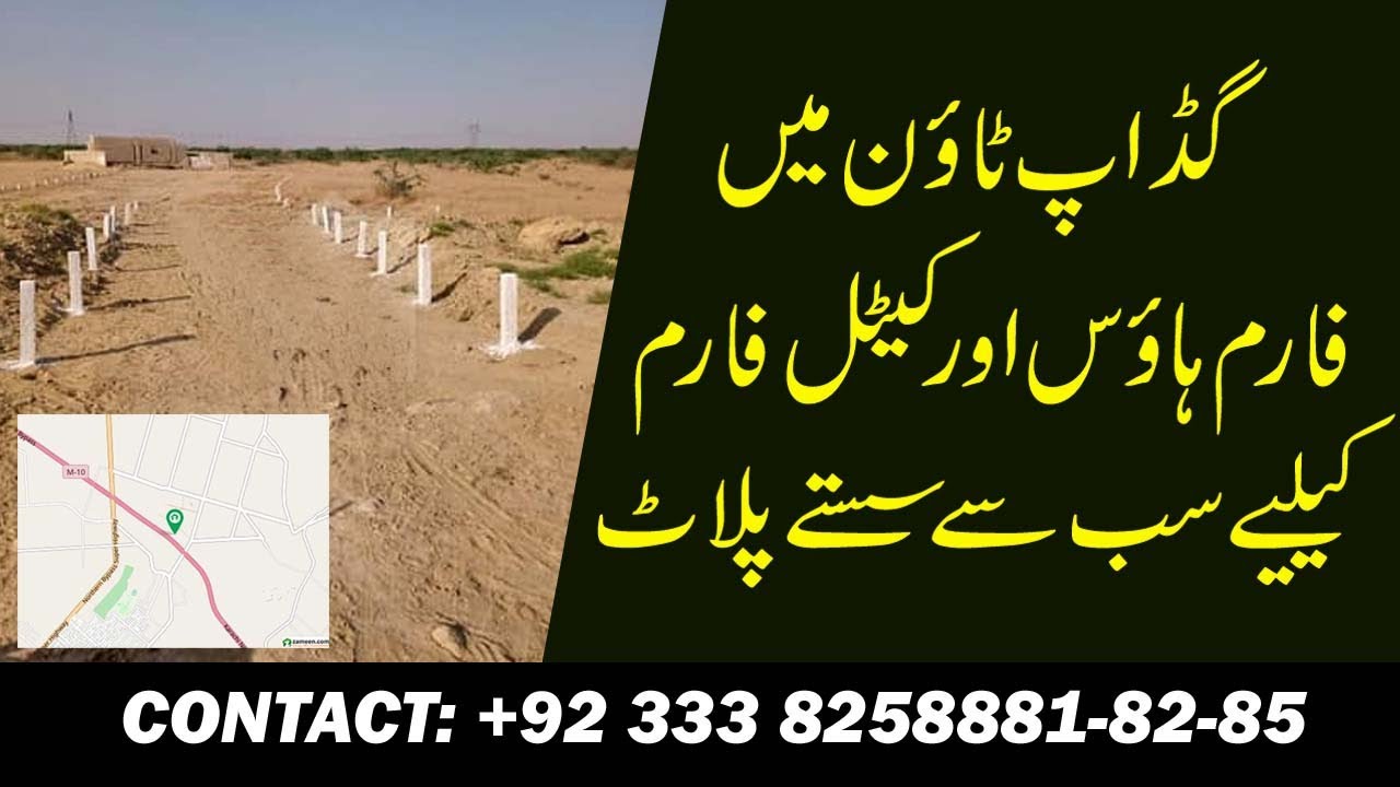 Farmhouse and Cattle Farms also Survey lands are available on Gadap town