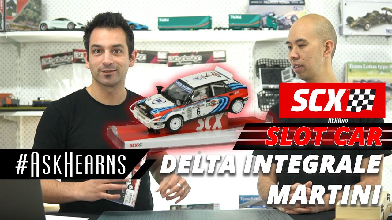 SCX SLOT CAR DELTA INTEGRALE MARTINI | REVIEW | #askhearns