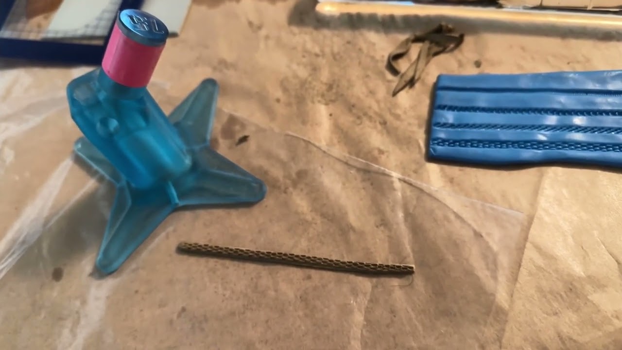 Simple seamless ring in bronze metal clay