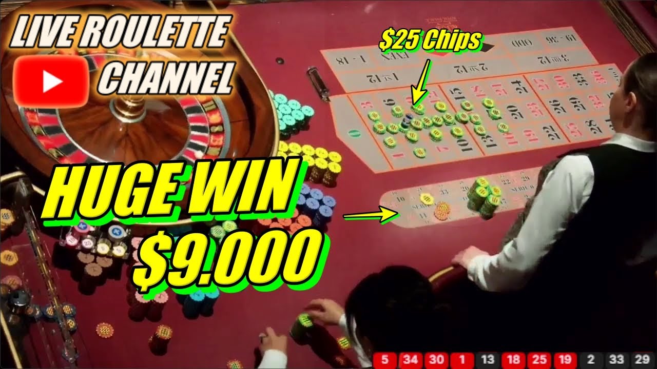 🔴 LIVE ROULETTE |🚨 HUGE WIN 💲9.000 In Real Vegas Casino 🎰 $25 Chips Bets Session ✅ 2024-06-20