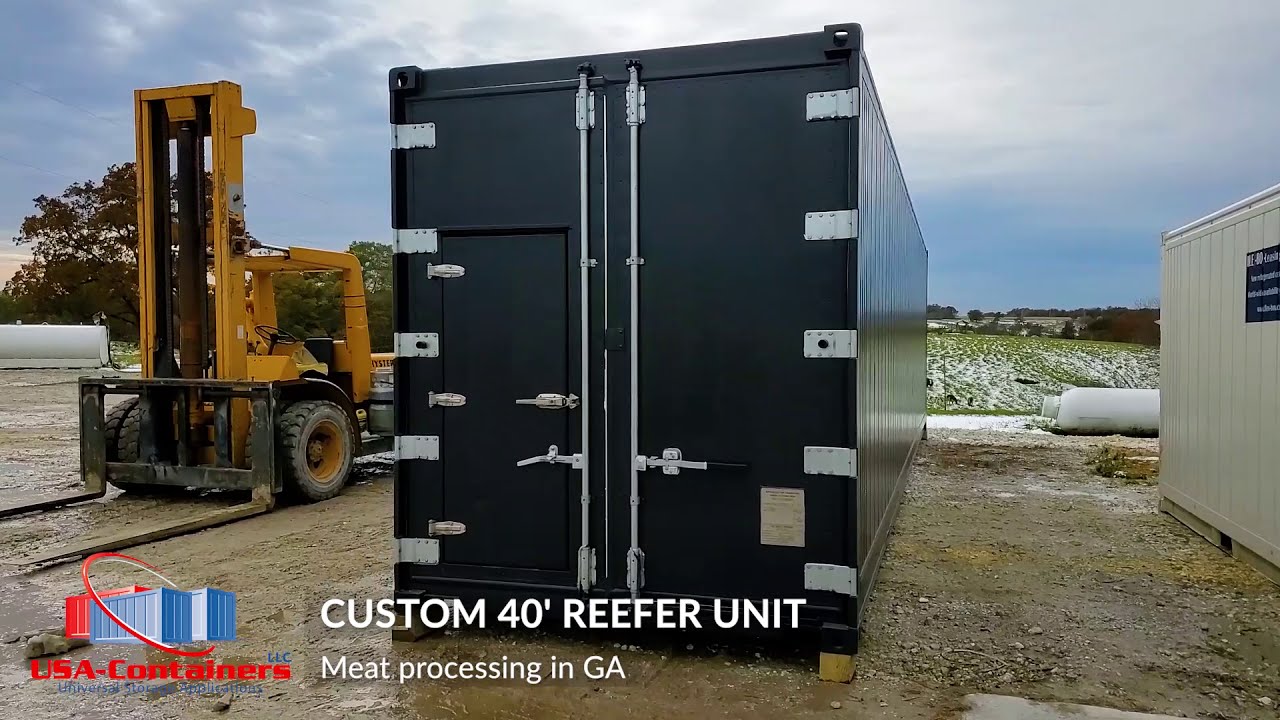 40ft Reefer for Meat Processing
