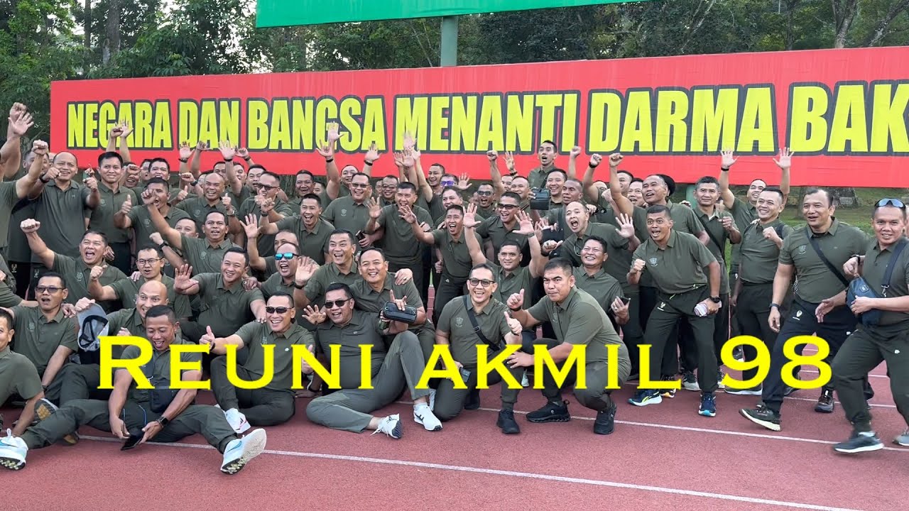 Setelah 25 Tahun, Akhirnya Bertemu Lagi di Lembah Tidar | REUNI ALUMNI AKMIL 98