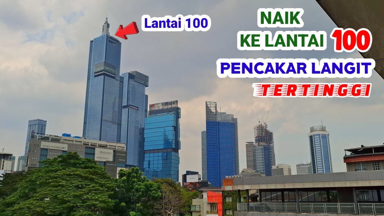 Naik ke LANTAI 100 Pencakar Langit Tertinggi dengan Elevator Cepat Autograph Tower Jakarta