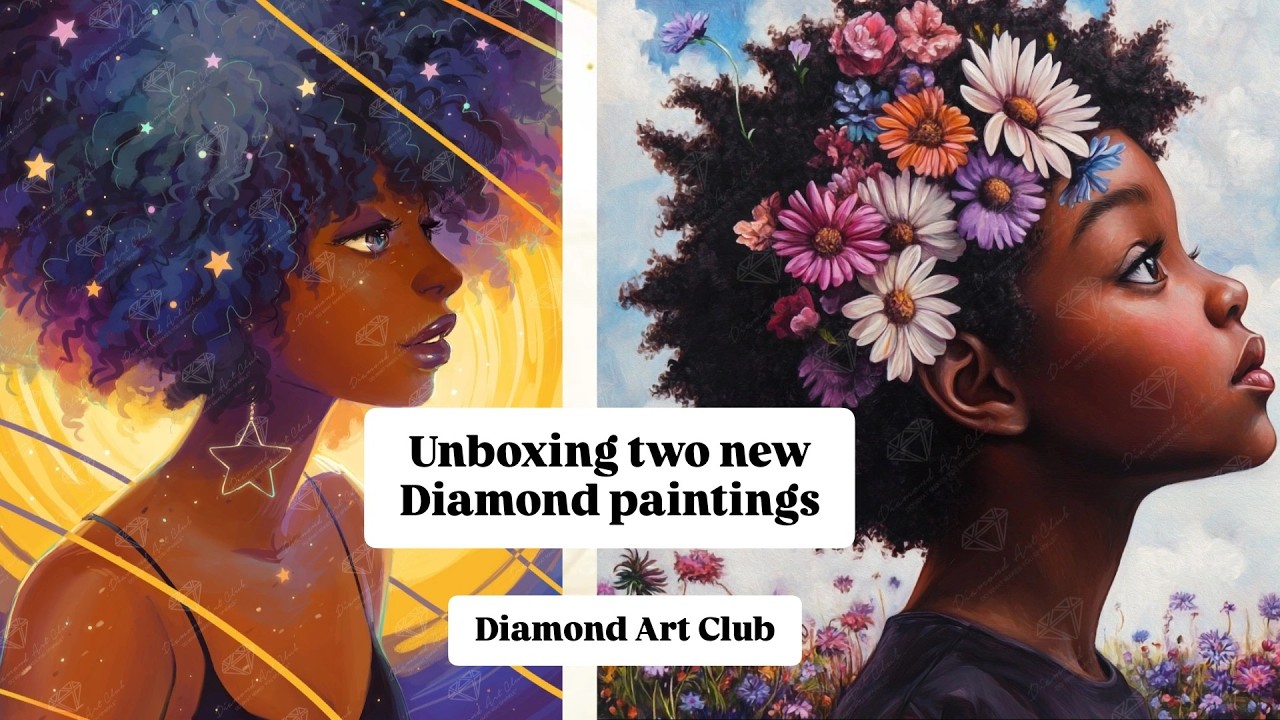 Unboxing two Diamond Art Club kits from the Black history month drop!! 2026