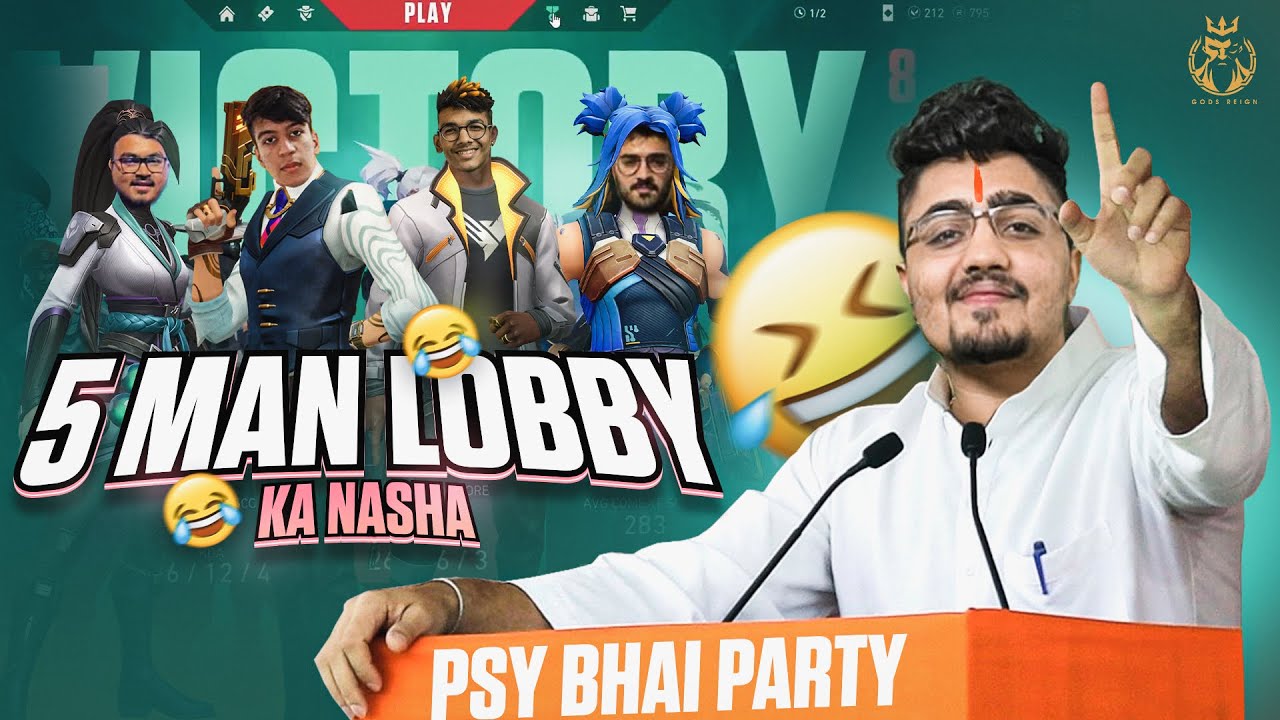 Valorant | 5 Man Lobby EZZY POLITICS | Funny Stream Highlights 😂