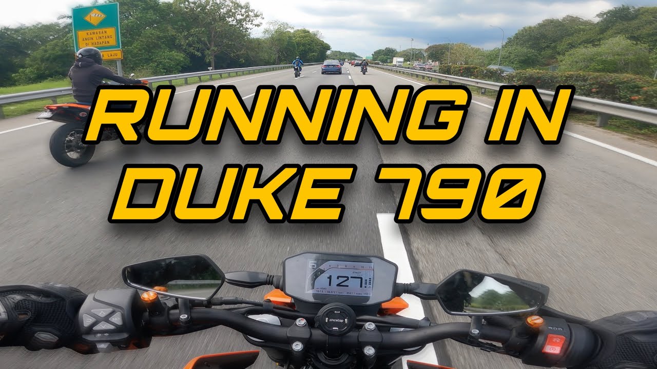 RUNNING IN KTM DUKE 790 | DUKE 790 MENCARI 1000KM PERTAMA