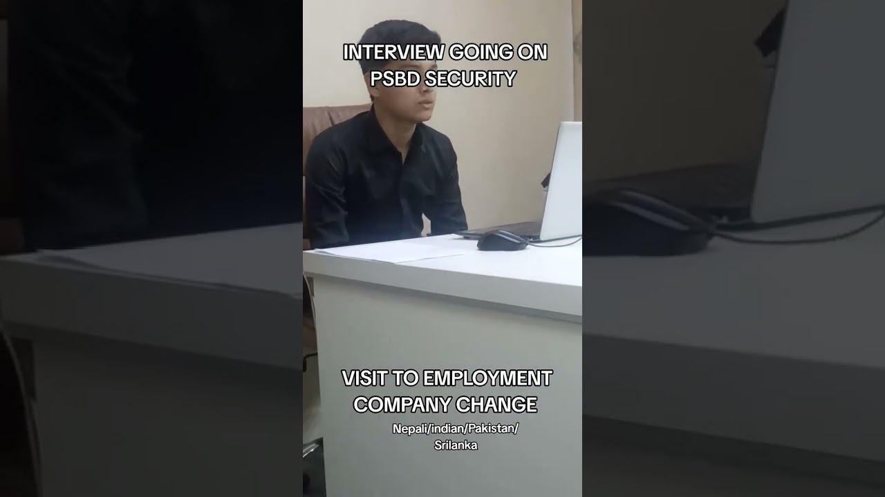 #Psbd security guard hiring, #Psbd sira security interview, Dubai jobs