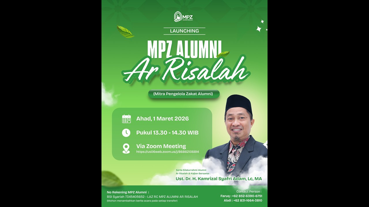 Launching MPZ Alumni Ar Risalah