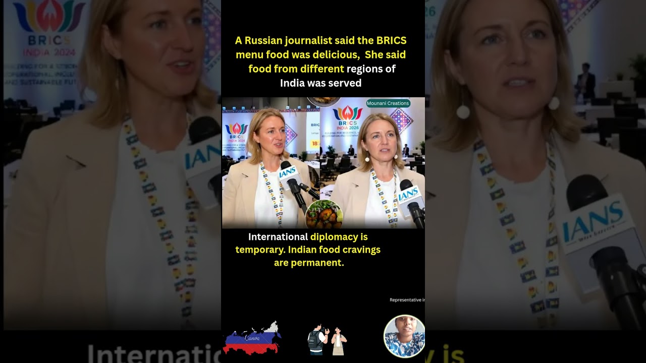 A Russian journalist said the BRICSmenu food was delicious, she wish could last for another 3 days