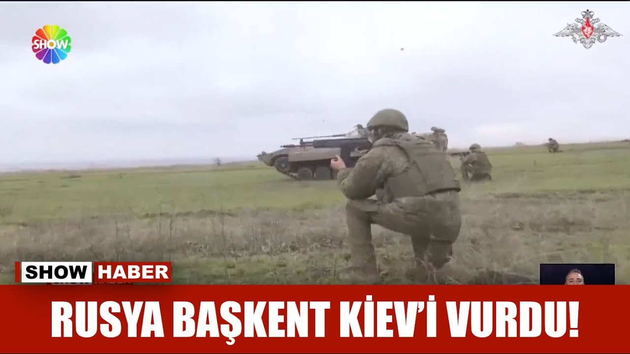 Rusya Başkent Kiev'i vurdu!