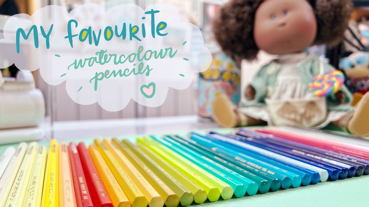 Swatching my favourite watercolour pencils | Supracolor Soft | Caran d&rsquo;Ache