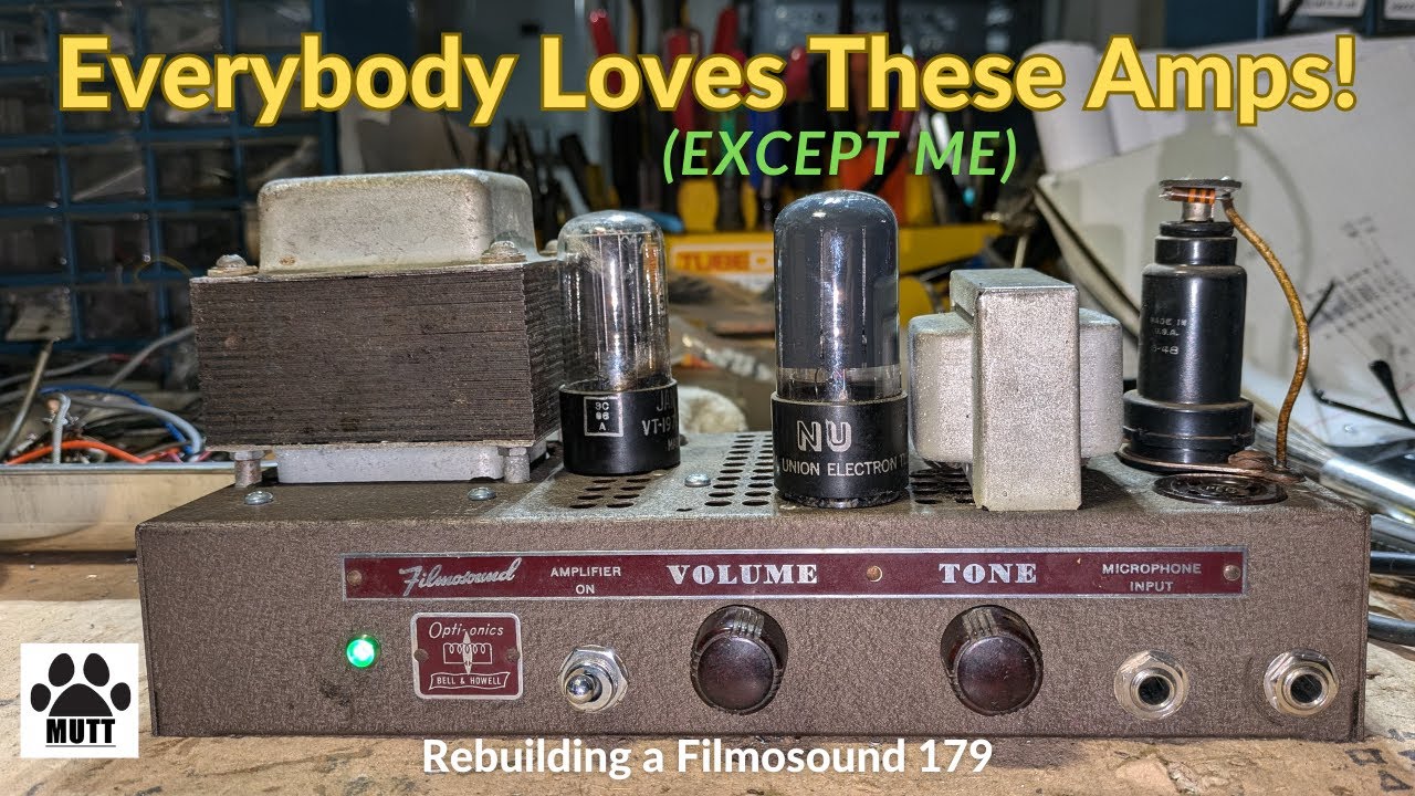 Filmosound 179 Rebuild: Everybody Loves These Old Tube Amps! (Except Me)