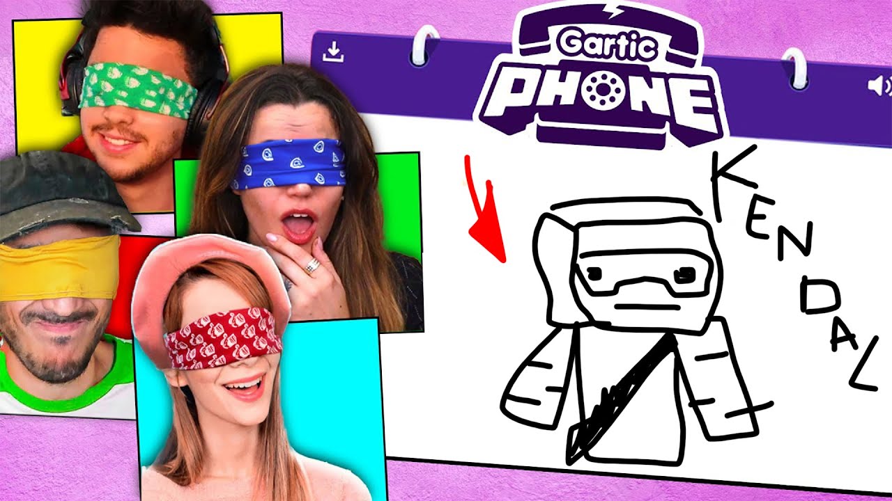 SFIDO I MIEI AMICI A DISEGNARE DA BENDATI - KENDAL, CARLY, STEF E PHERE