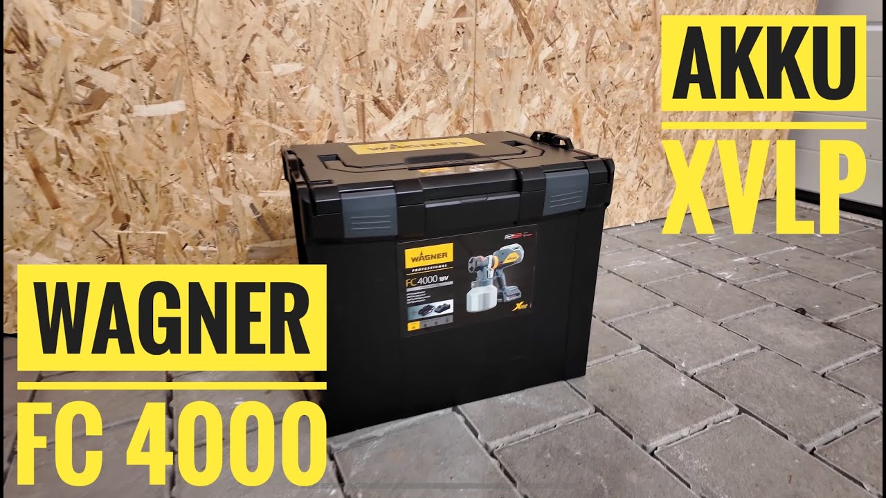 Wagner FC 4000 18V Unboxing + Inbetriebnahme   4K