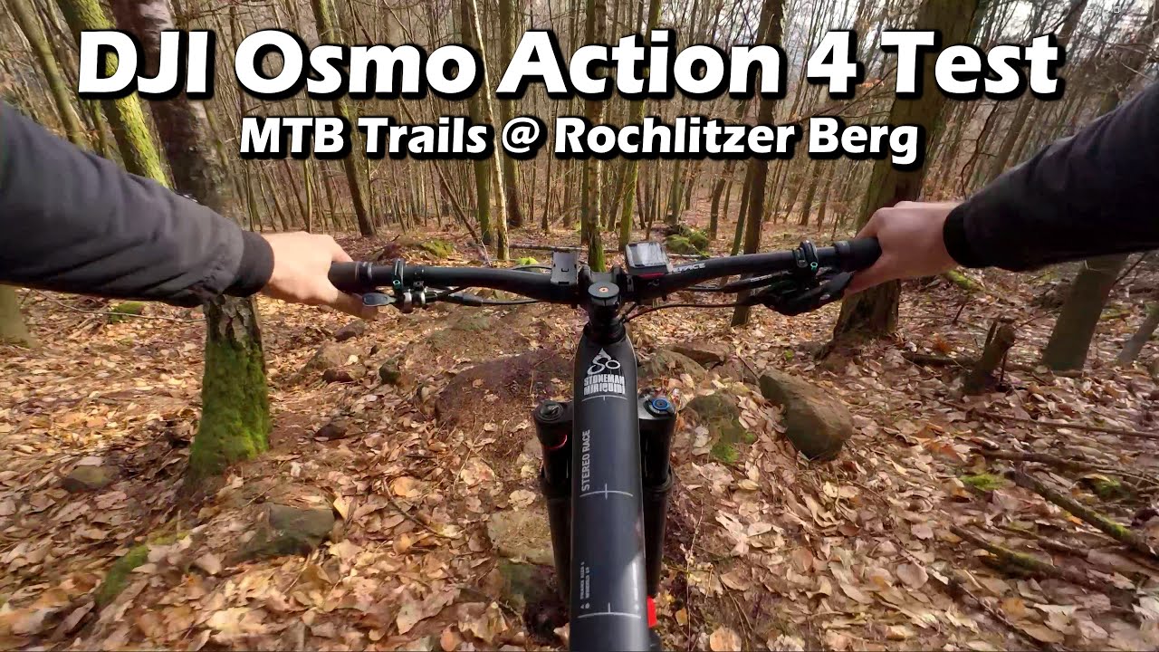 First DJI Osmo Action 4 MTB Trail Test - Rochlitzer Berg, Saxony