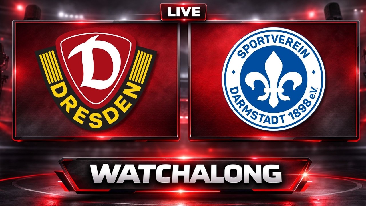 🔴 Dynamo Dresden - SV Darmstadt 98 | LIVE WATCHALONG | 24. Spieltag
