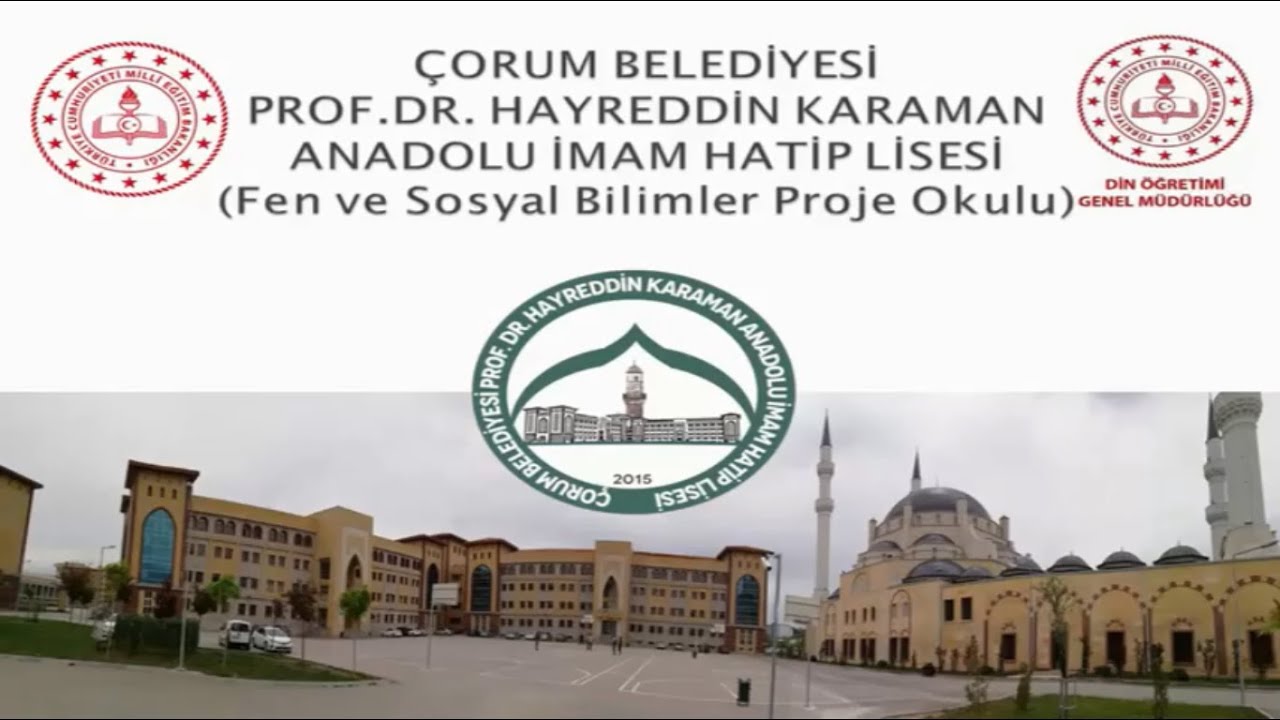 Çorum Belediyesi Prof. Dr. Hayreddin Karaman Anadolu İmam Hatip Lisesi