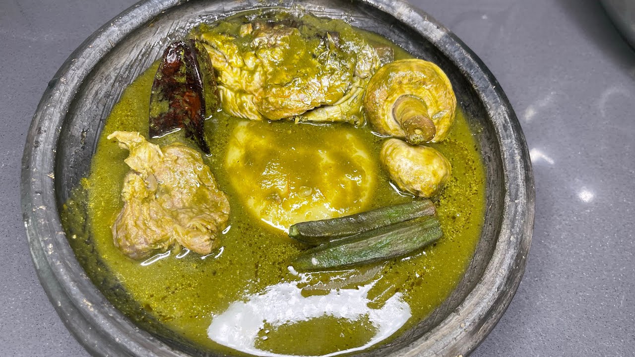 Ghanaian Green Soup | Spinach Soup | Ebunuabunu Nkwan | Lovystouch