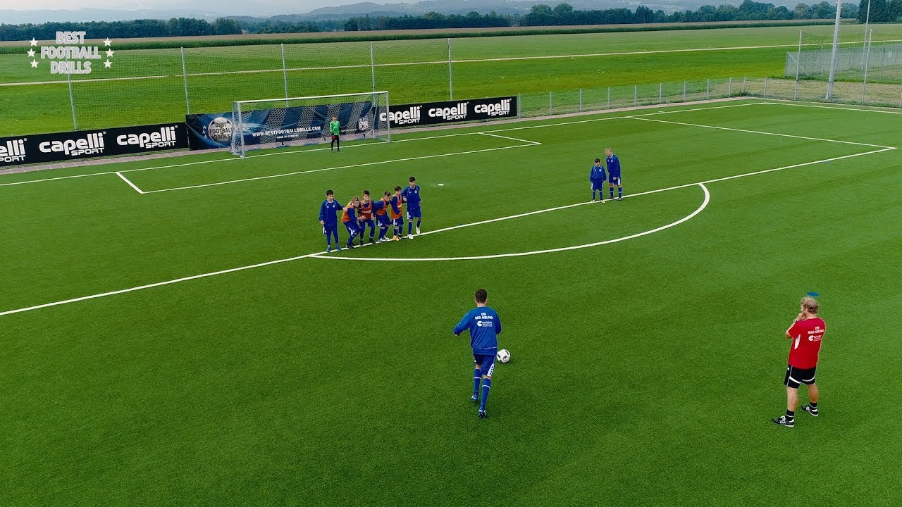 Fu&szlig;ball Freistoss  - Free Video Best Football Drills