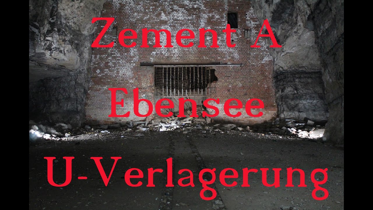 Die Geheime Unterwelt der Nazis \ Steinbruch und Stollen in Ebensee U Verlagerung Zement